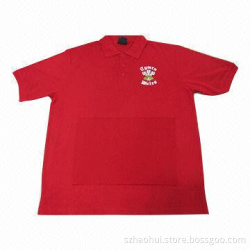 100% cotton men's polo shirt